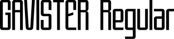 GAVISTER Regular