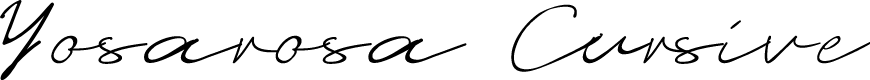 Yosarosa Cursive Tattoo  