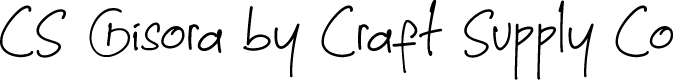 CS Gisora Regular Demo