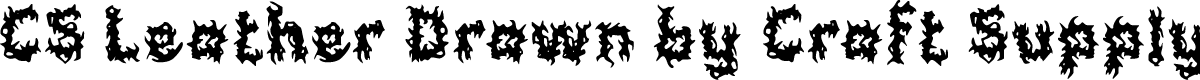 CSLeatherDrawn-Regular Demo