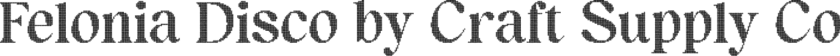 FeloniaDisco-Regular Demo