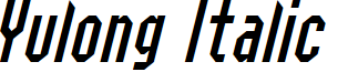Yulong Italic