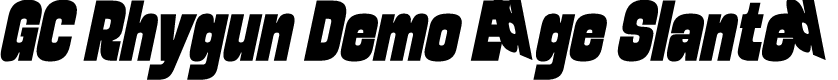 GC Rhygun Demo Edge Slanted