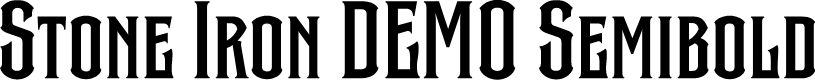 Stone Iron DEMO Semibold