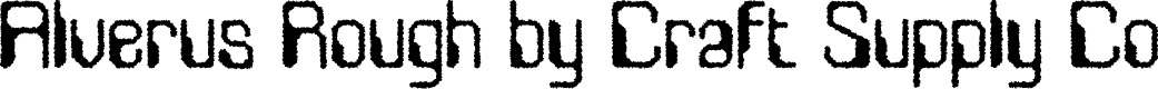 Alverus Rough Demo Regular