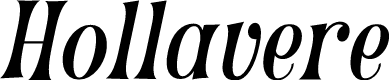 Hollavere Italic Demo