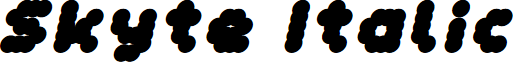 Skyte Italic