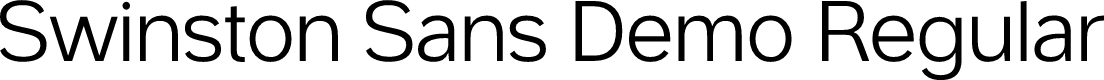 Swinston Sans Demo Regular