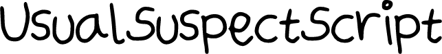 UsualSuspectScript