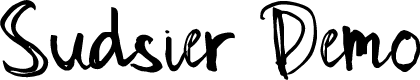 Sudsier Demo Regular
