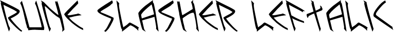 Rune Slasher Leftalic