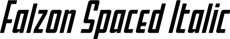 Falzon Spaced Italic
