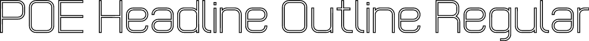 POE Headline Outline Regular