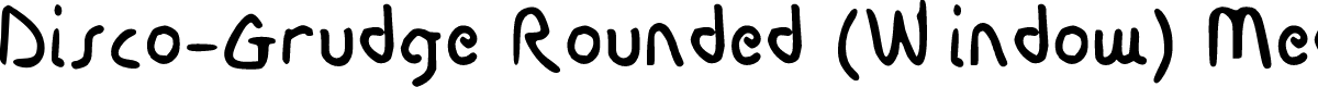 Disco-Grudge Rounded (Window) Medium