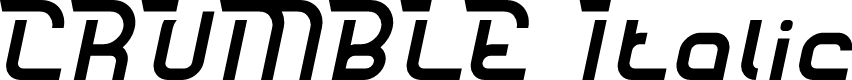 CRUMBLE Italic