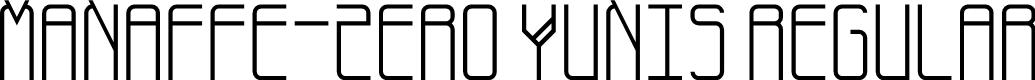 Manaffe-Zero Yunis Regular