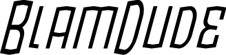 BlamDude BB Italic