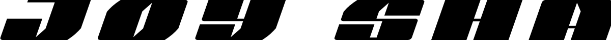 Joy Shark Title Italic
