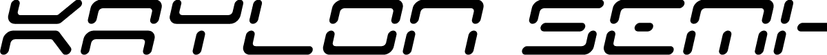 Kaylon Semi-Bold Italic