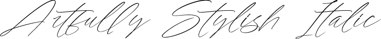 Artfully Stylish Italic