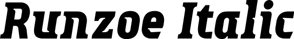 Runzoe Italic