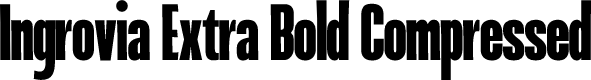 Ingrovia Extra Bold Compressed