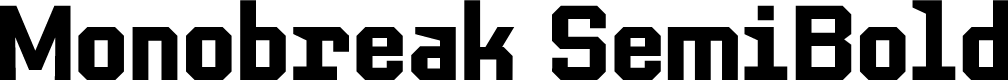 TFMonobreakDemo-SemiBold