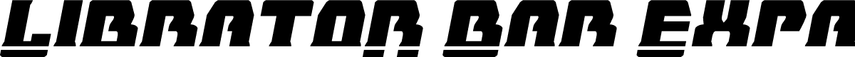 Librator Bar Expanded Italic