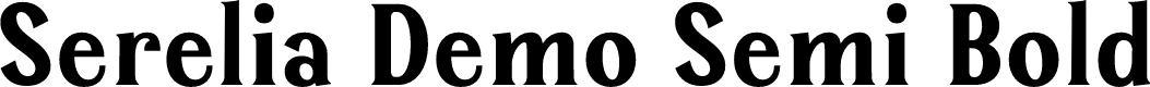 Serelia Demo Semi Bold