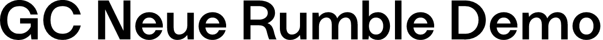 GC Neue Rumble Demo Medium