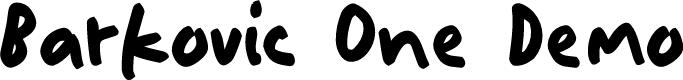 Barkovic One Demo
