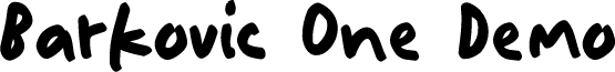 Barkovic One Demo