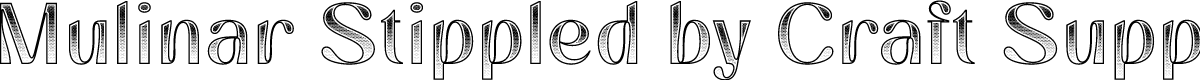 Mulinar Stippled Regular Demo