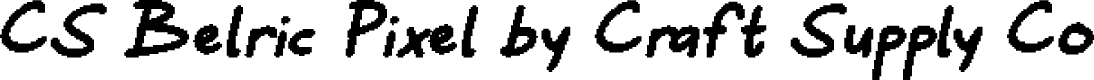 CSBelricPixel-Regular Demo