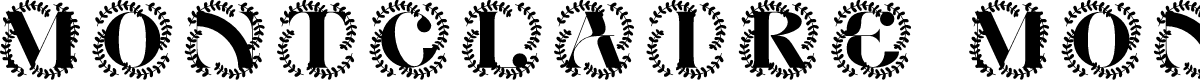 Montclaire Monogram