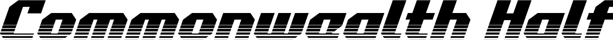 Commonwealth Halftone Italic