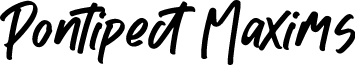 Pontipect Maxims DEMO VERSION