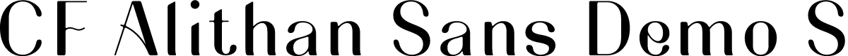 CF Alithan Sans Demo Semi Bold