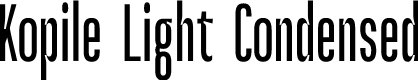 Kopile Light Condensed
