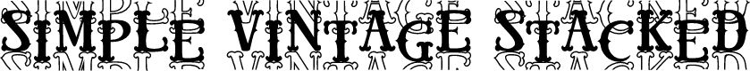 Simple Vintage Stacked
