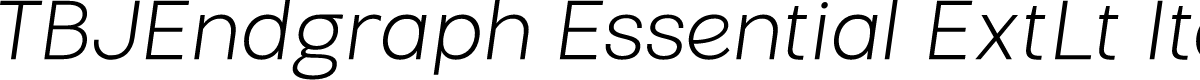 TBJEndgraph Essential ExtLt Ita