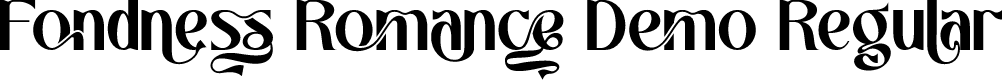 Fondness Romance Demo Regular