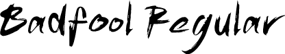 Badfool Regular