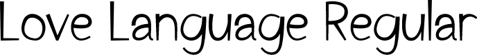 Love Language Font - Free Download