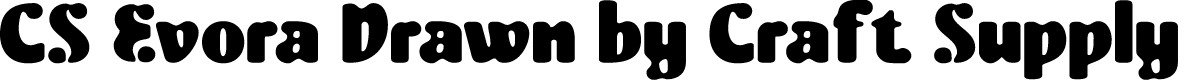 CSEvoraDrawn-Regular Demo
