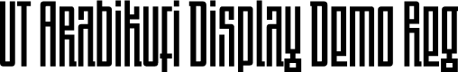 UT Arabikufi Display Demo Reg
