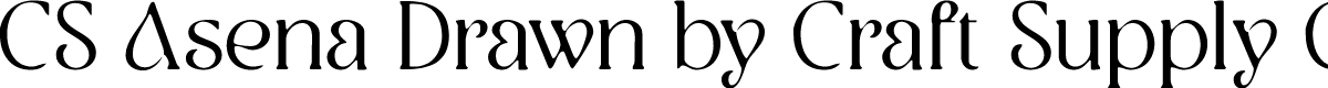 CSAsenaDrawn-Regular Demo
