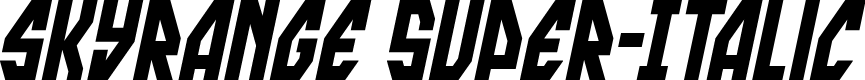 skyrange Super-Italic