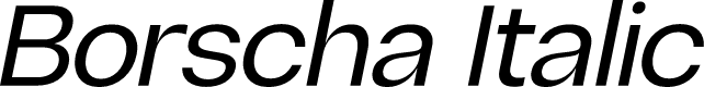 Borscha Italic
