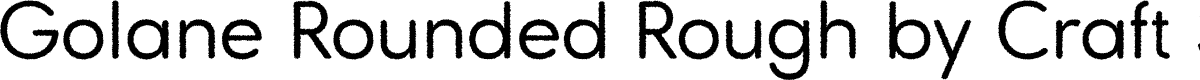 GolaneRoundedRough-Regular